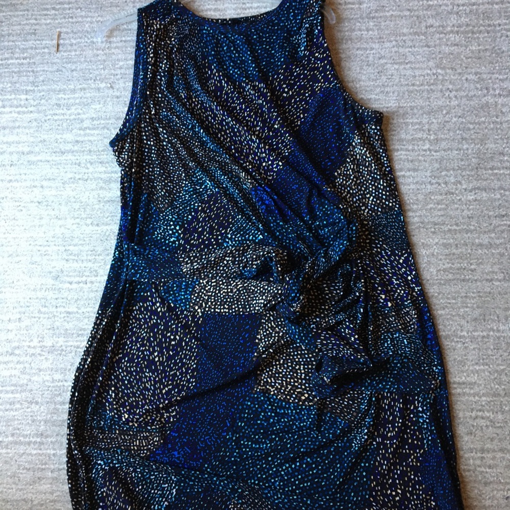 Printed jersey knit dress